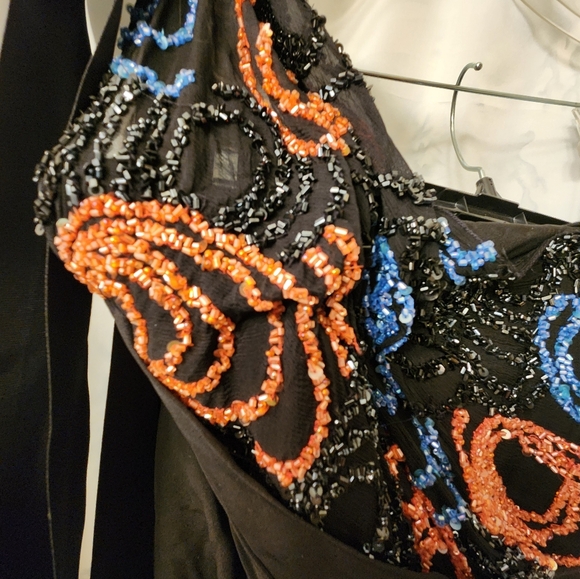 Samy GICHERMAN COUTURE Black EVENING GOWN - Picture 5 of 10